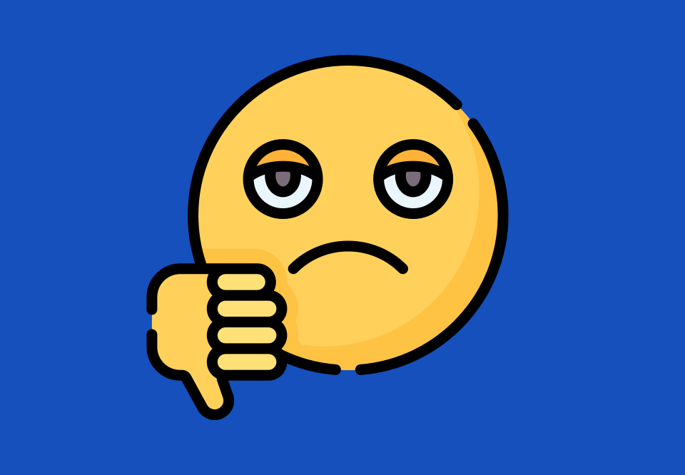 a thumbs down emoji